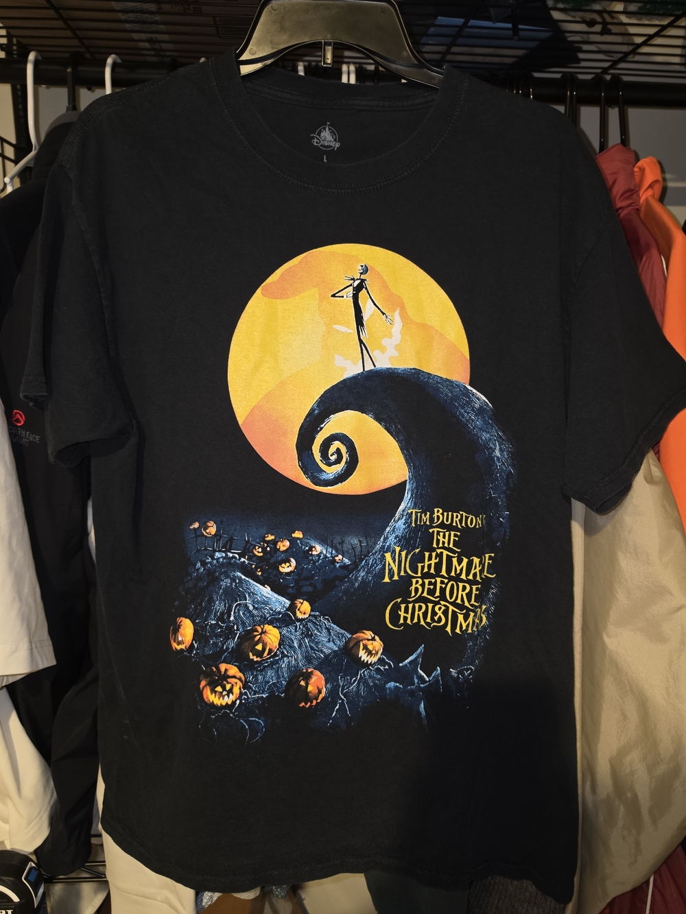 The Nightmare Before Christmas Graphic Tee Size L Disney Jack Skellington